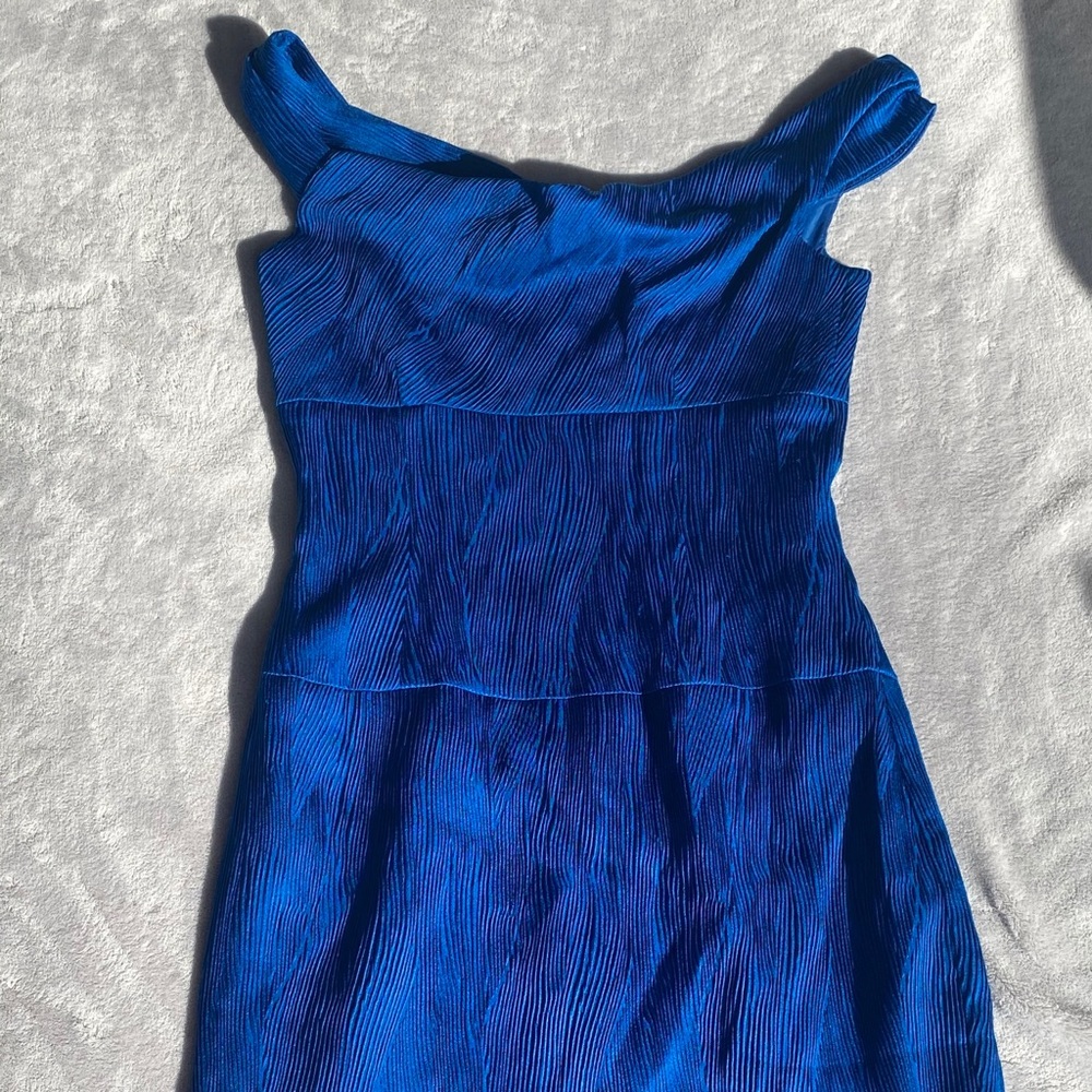 Black Halo Blue Dress Size 4 Style#2403679